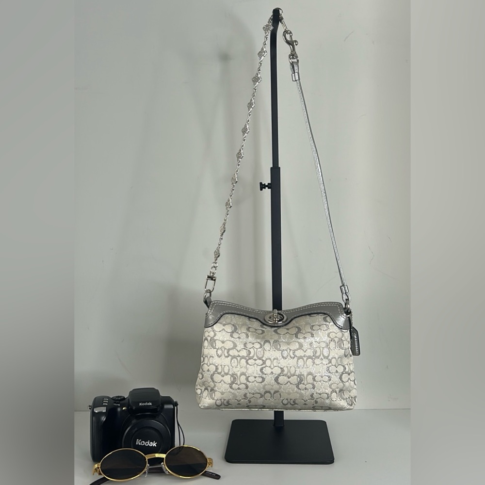 Silver/Grey Coach Mini Bag